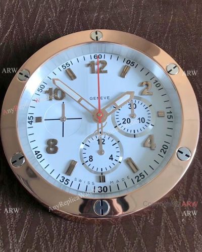 High Quality Hublot Big Bang Wall Clock Replica Rose Gold 34cm 